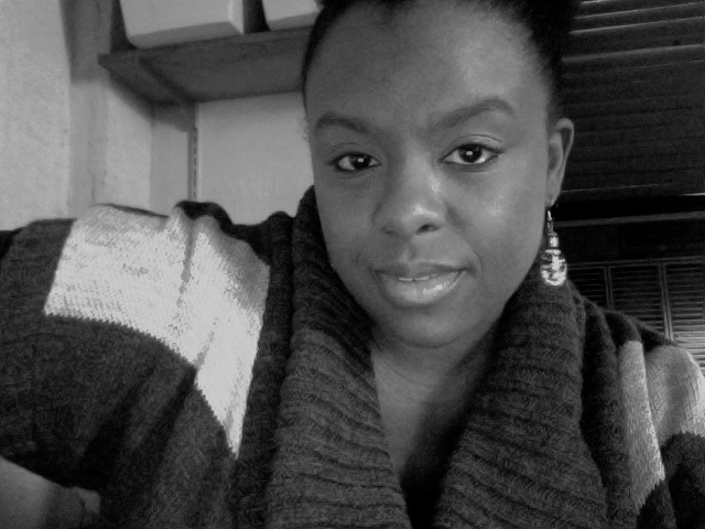 Tiff black in white and grey