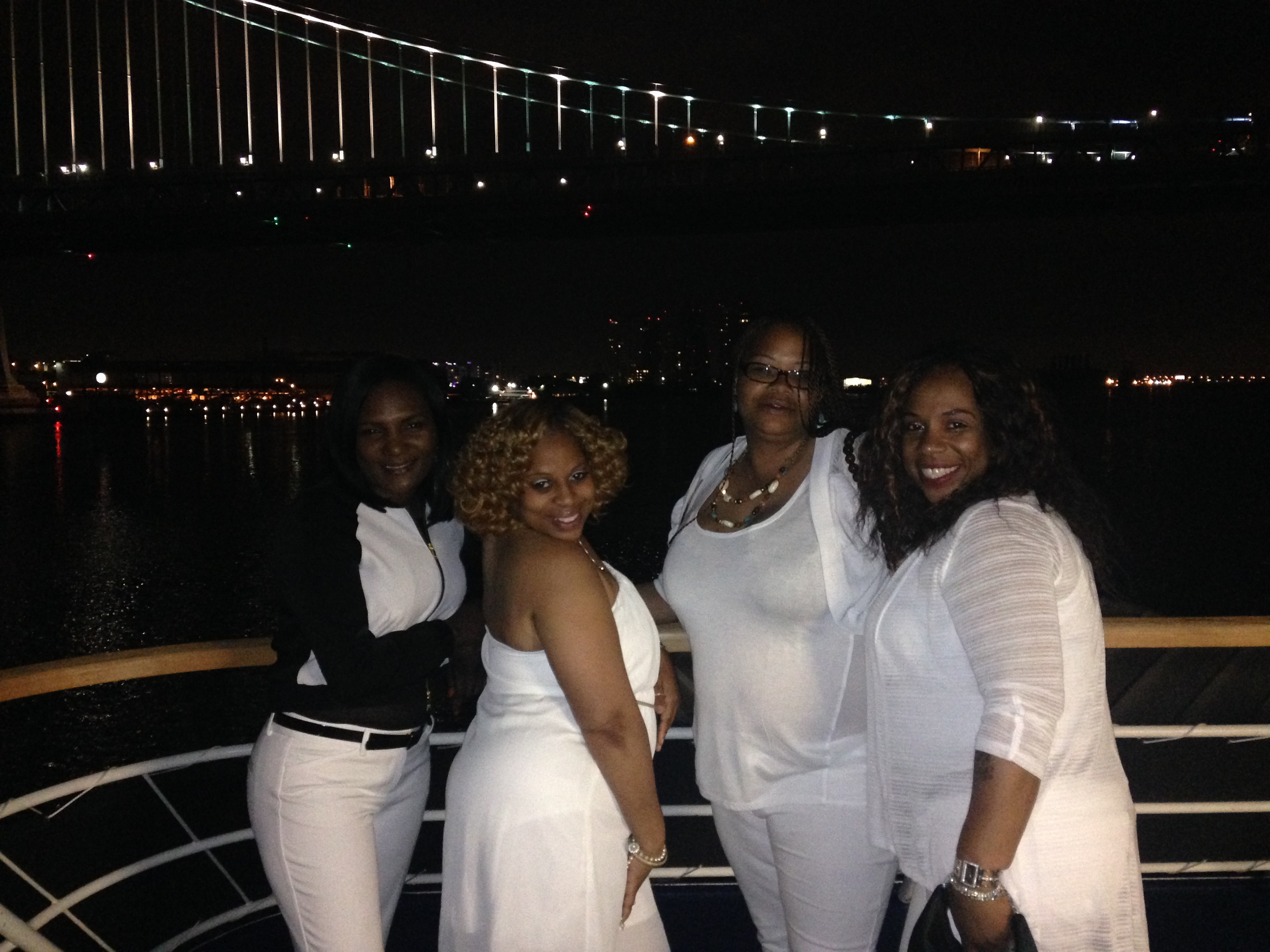 Lady B's All-White Memorial Day Party on the Spirit of Philadelphia