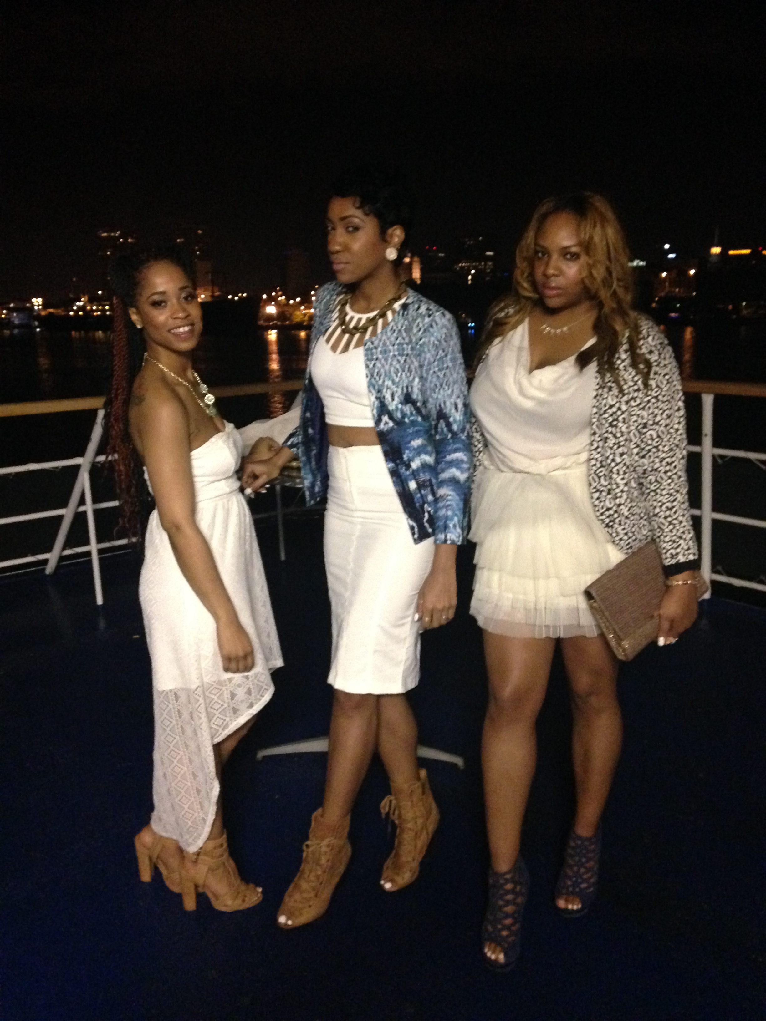 Lady B's All-White Memorial Day Party on the Spirit of Philadelphia