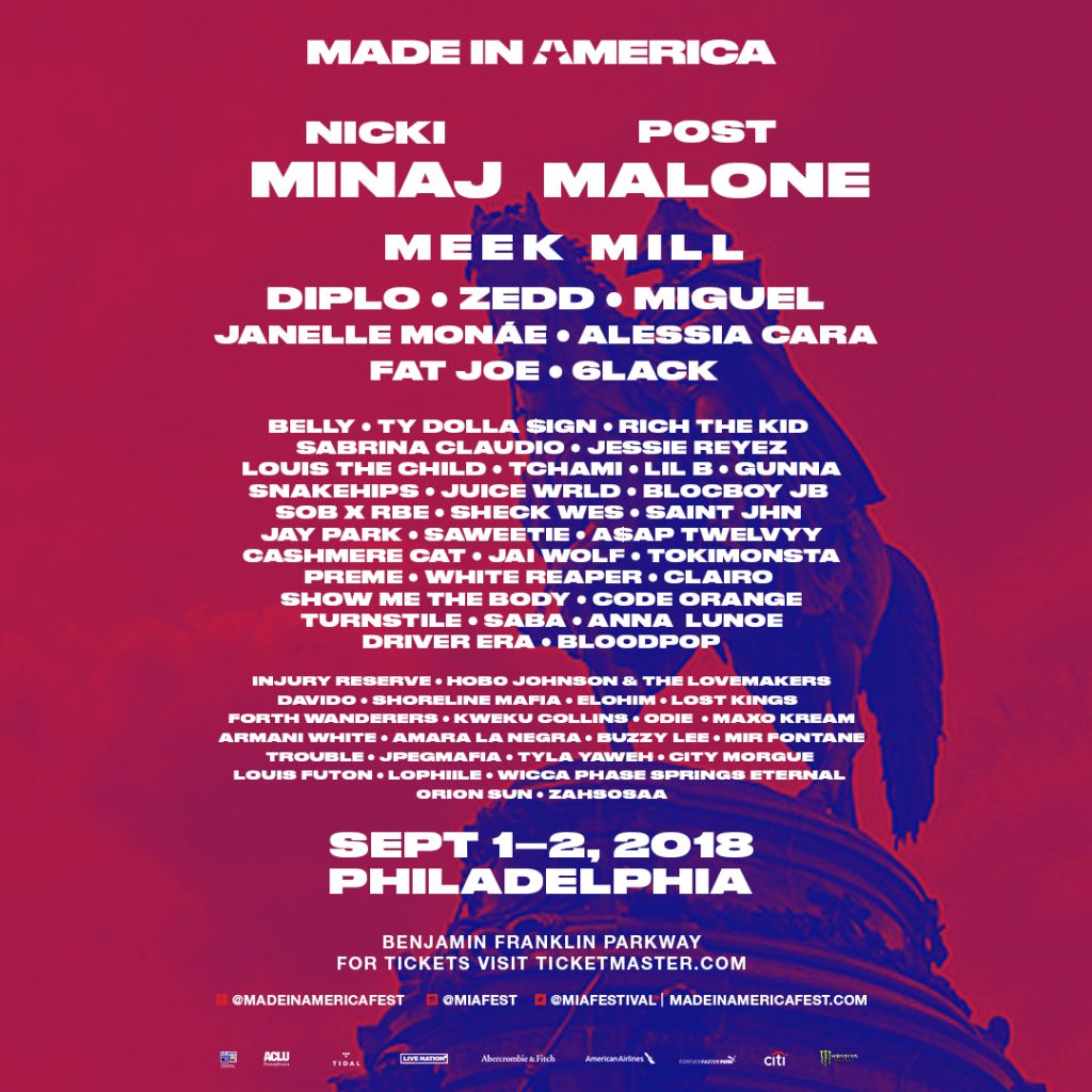 Made in America philly 2018