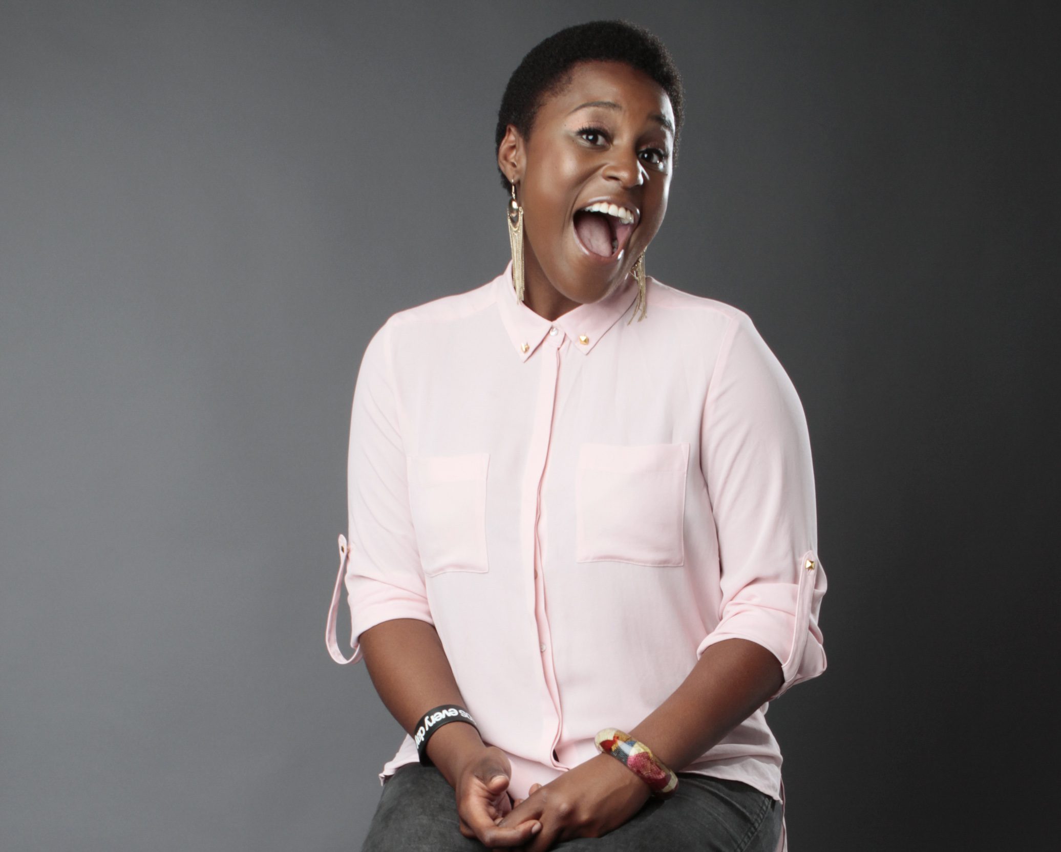 LOS ANGELES, CA.  OCTOBER 9, 2012: Issa Rae poses for a portrait in the Los Angeles Times studio on