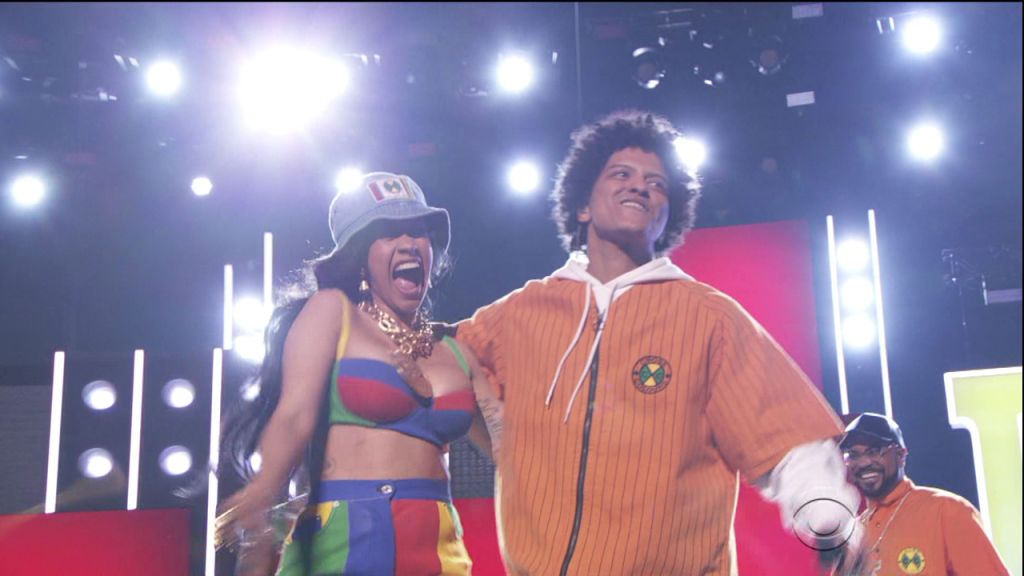 The 60th Annual Grammy Awards as seen on CBS.