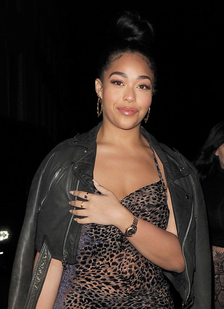 Jordyn Woods celebrates her mother's birthday at Scalini restaurant
