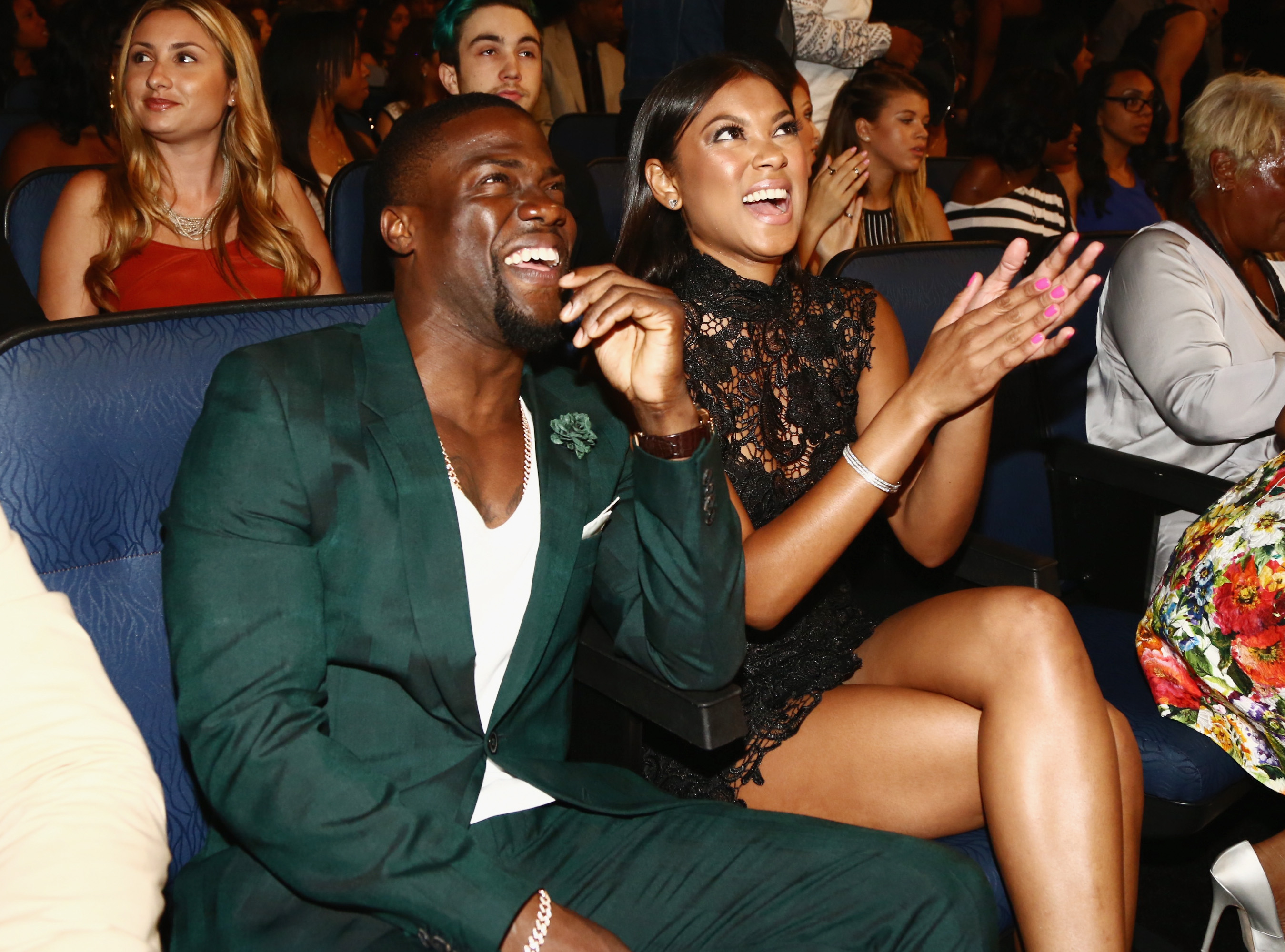 Kevin Hart and Eniko Hart