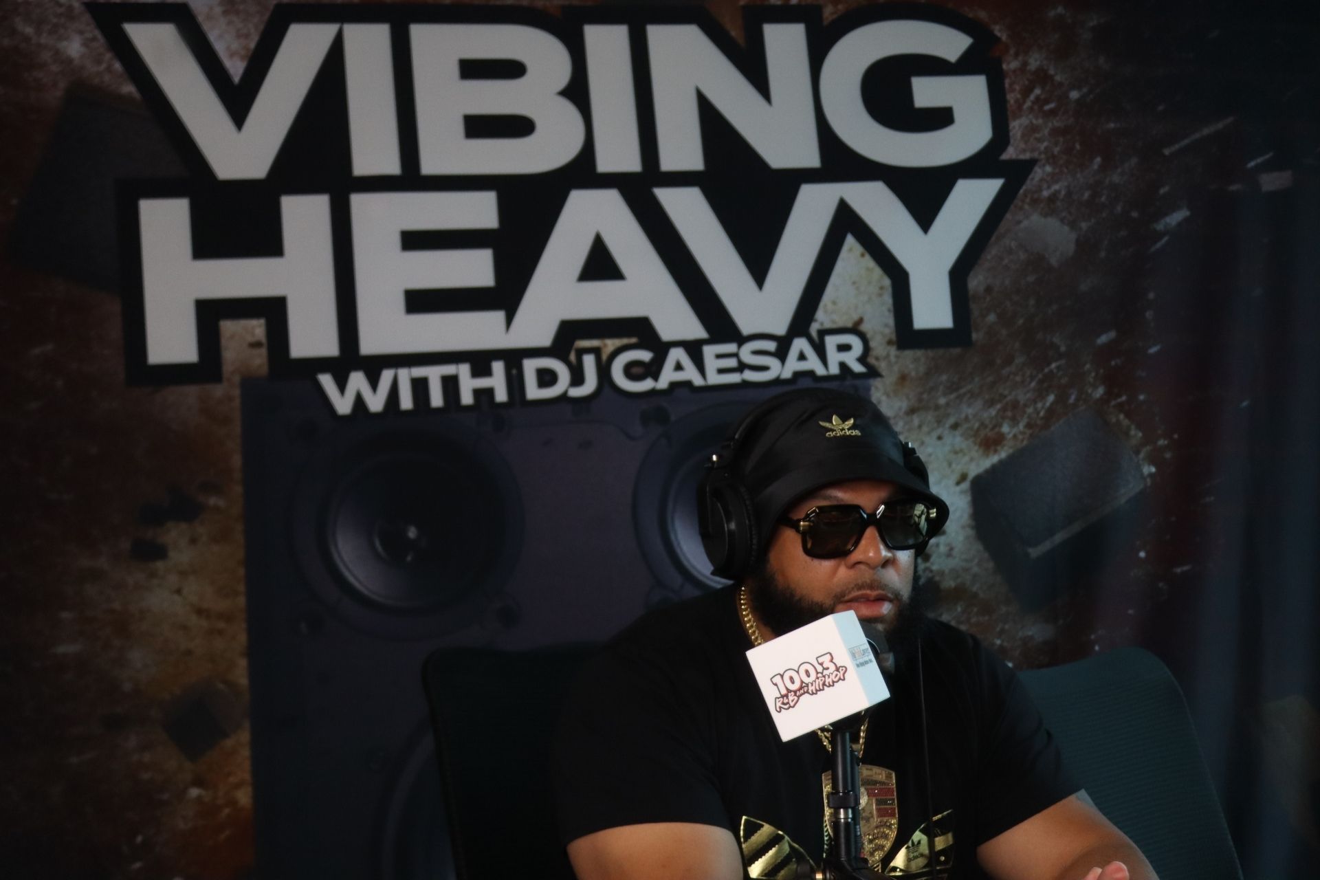 Stallone Jones Rhymin with DJ Caesar on 100.3 WRNB HD2